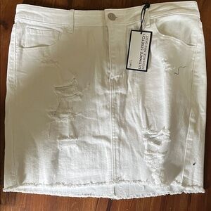 High Rise Mini Skirt